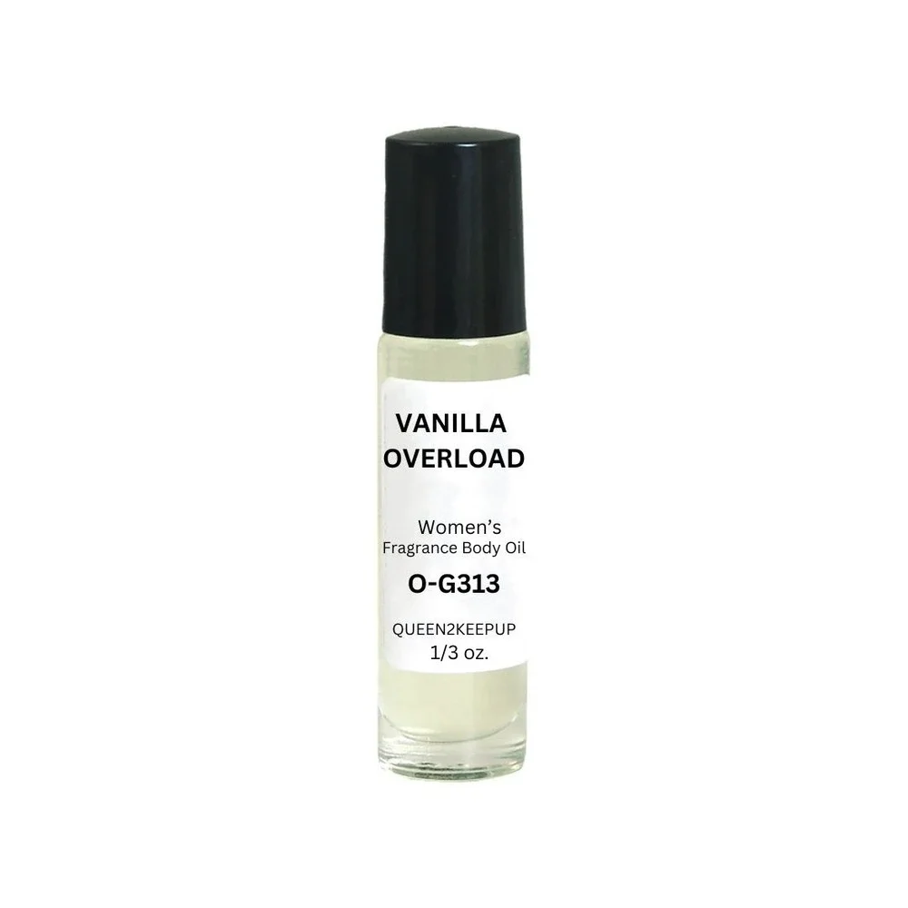 Vanilla Overload Women's Body Oil Warm, Spicy Gourmand Vanilla Roll-On Scent